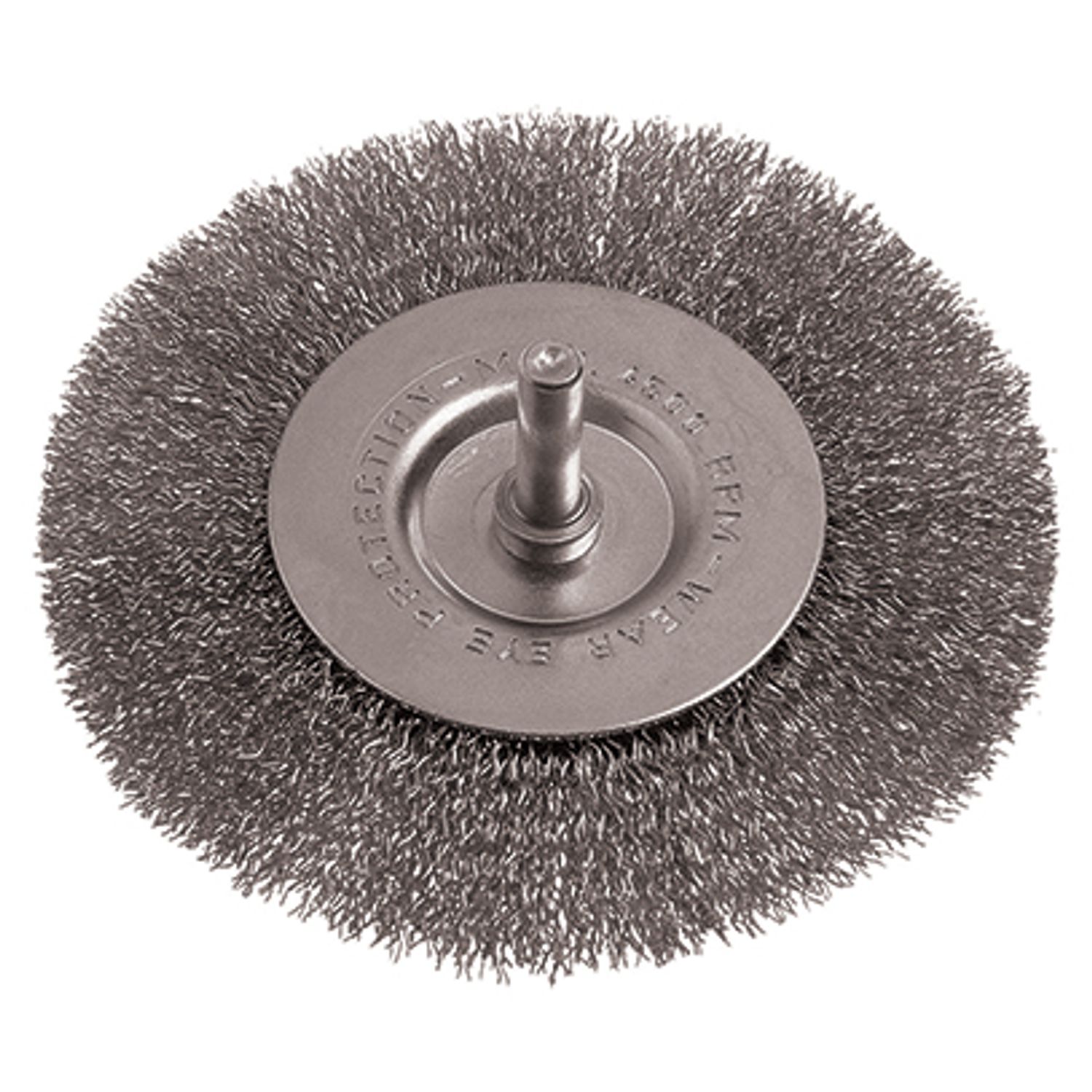 Wire Wheel Brush 100mm 6mm Shaft Stainless Steel